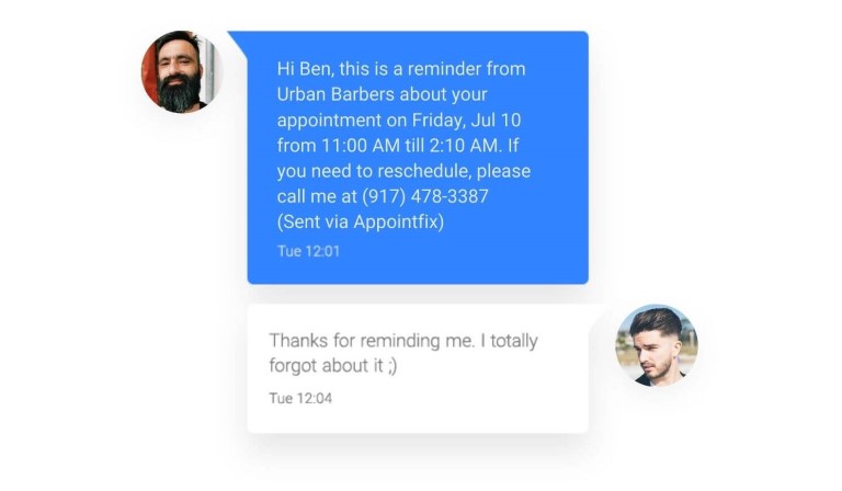Goldie Reminder Messages for Barbers