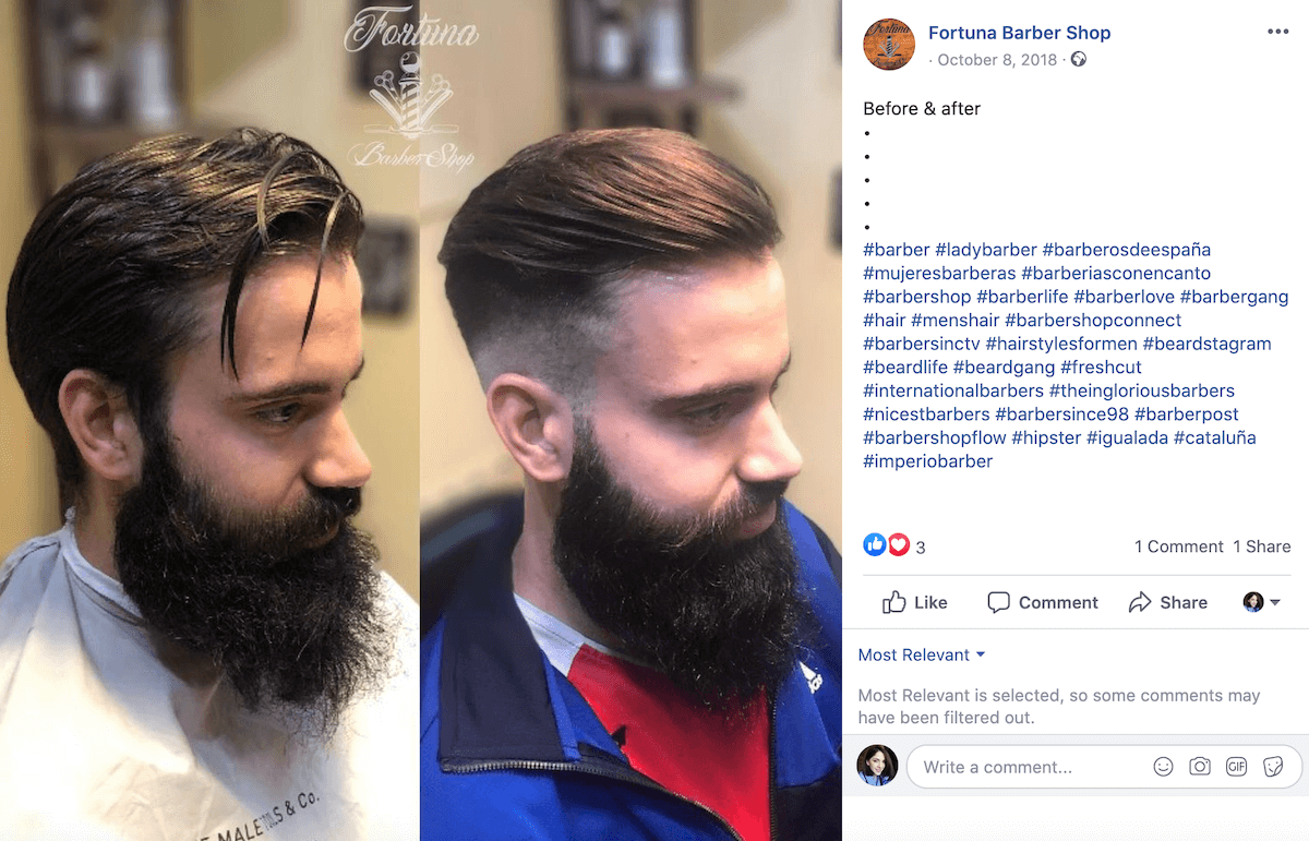 Barber pictures before and after