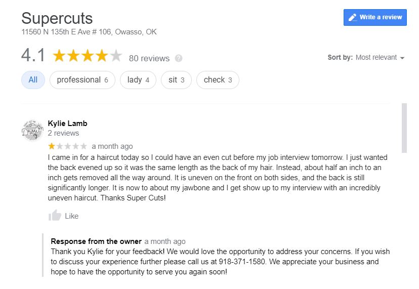 How to Respond to Negative Reviews About Your Hair Salon