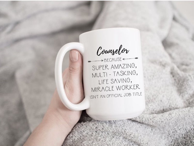 personalized mug gift ideas for counselors