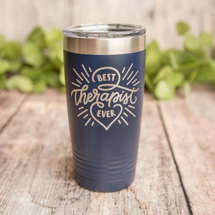 personalized tumbler gift ideas for therapists