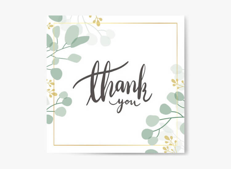 thank you card for therapists