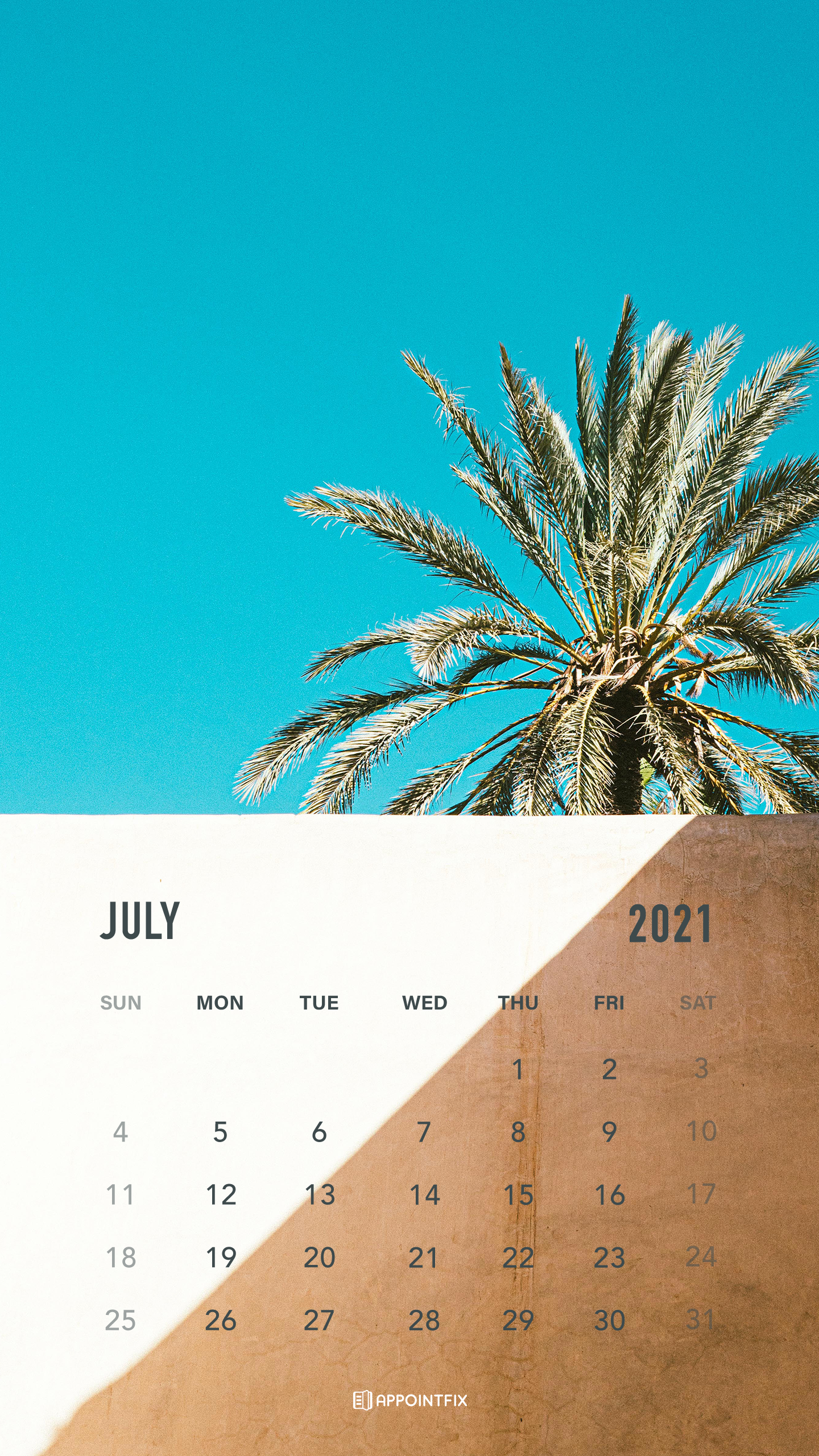 Free July 2021 Calendar Wallpapers - Desktop & Mobile