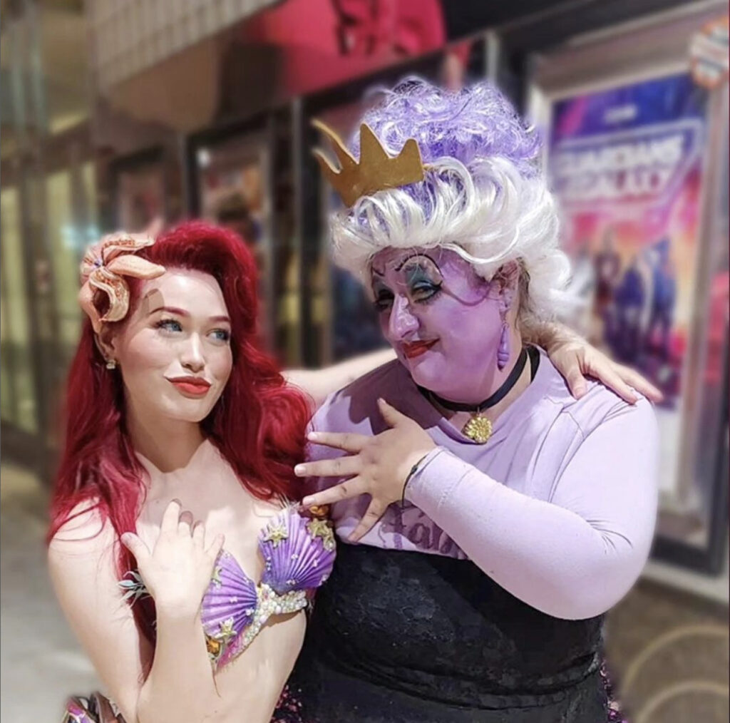 Little mermaid and Ursula Halloween costume