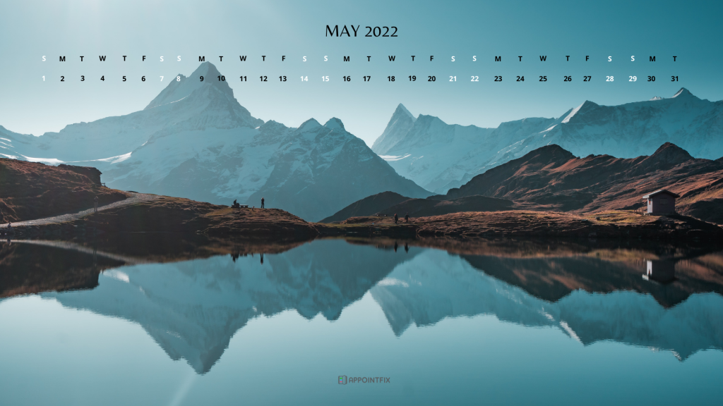 mountains landscape wallpaper calendar