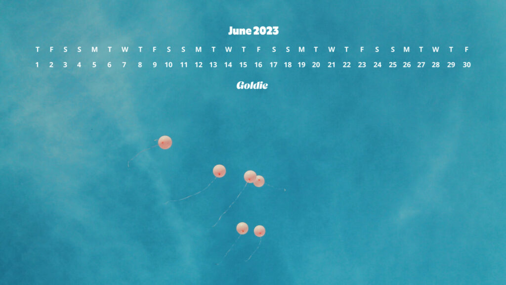 Balloons Calendar Wallpaper