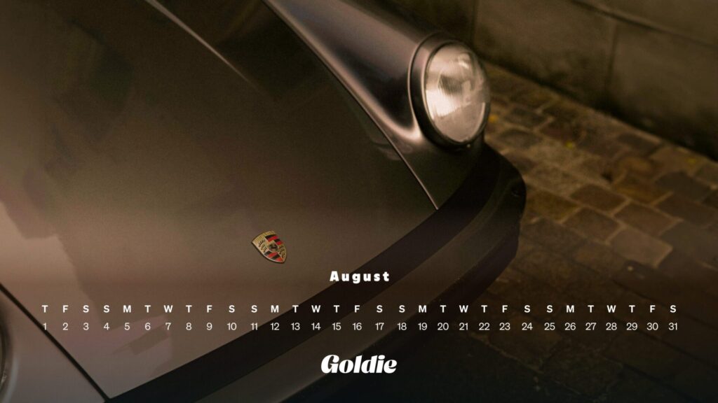 Classic car calendar wallpaper desktop