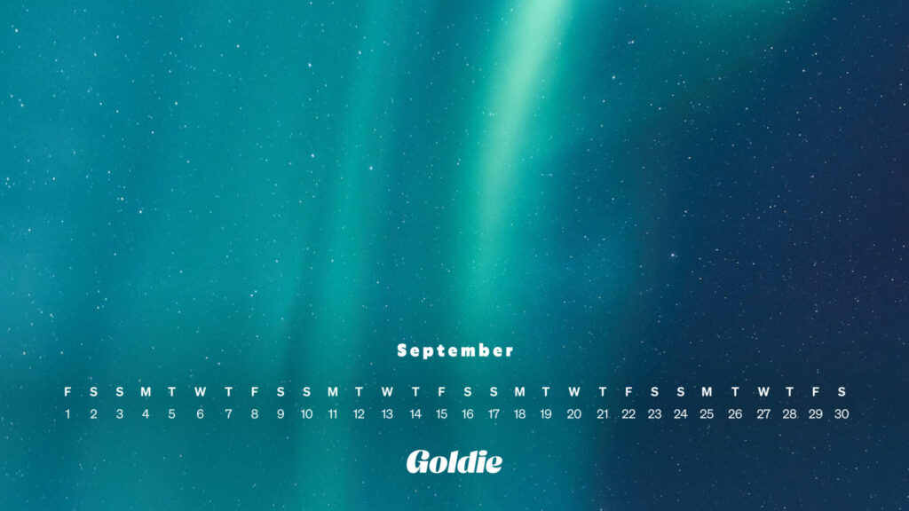 Aurora Borealis Calendar Wallpaper Desktop