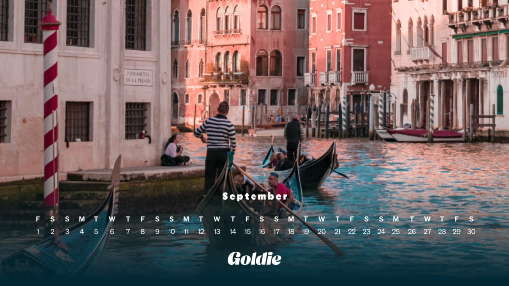 Venice calendar wallpaper desktop