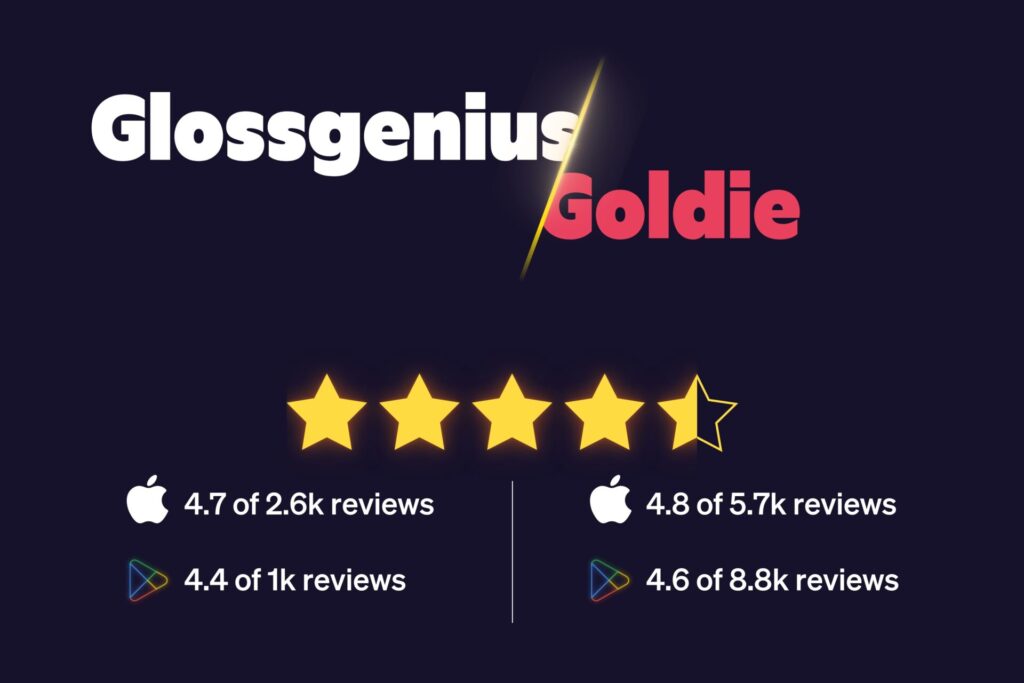 rating glossgenius goldie