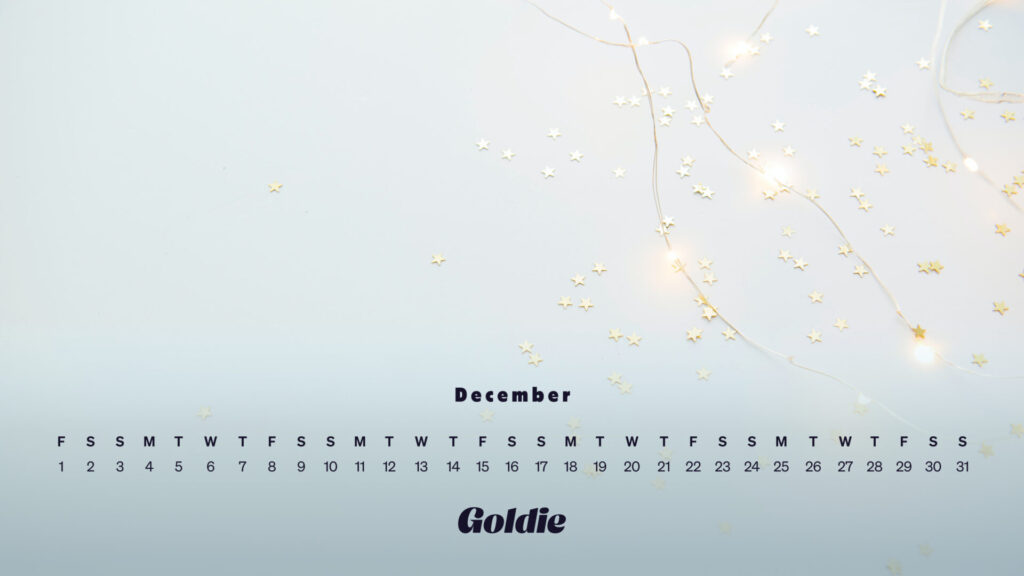 White winderland calendar wallpaper desktop