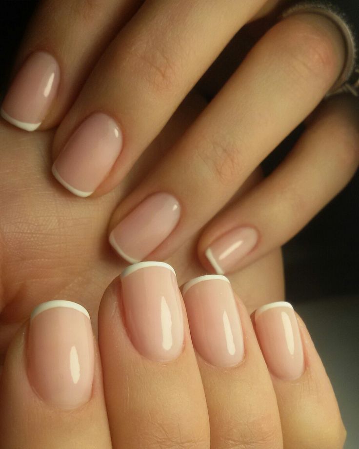 Thin french nail style