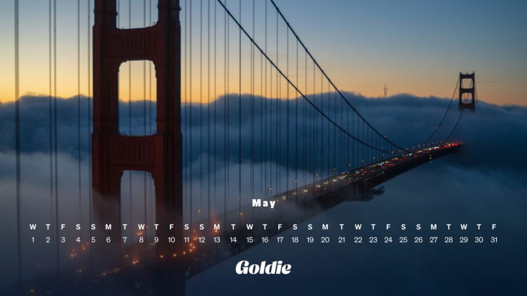 Bridge calendar wallpaper desktop
