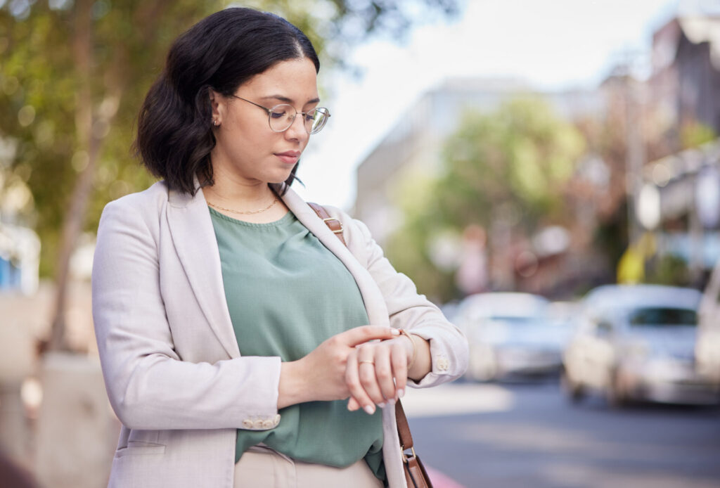 Salon professional waiting for no show client