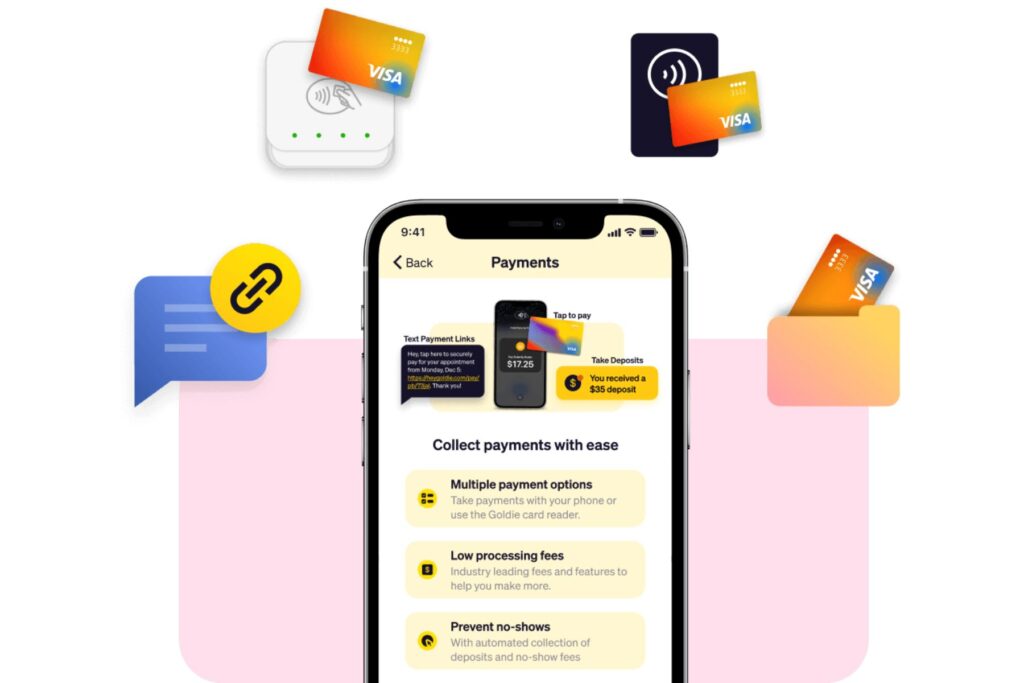 Payment processing Goldie app