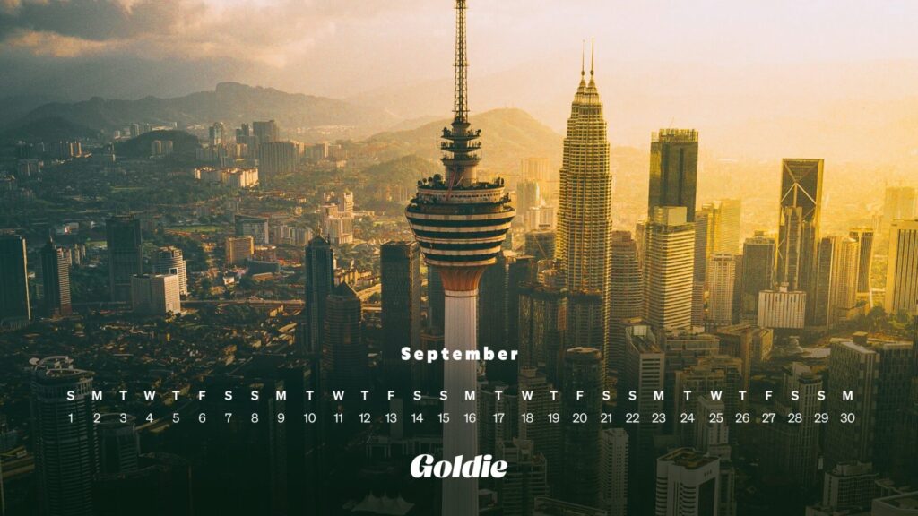 Retro calendar wallpaper desktop