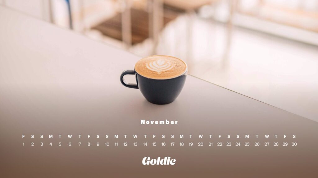 Coffee break wallpaper calendar desktop