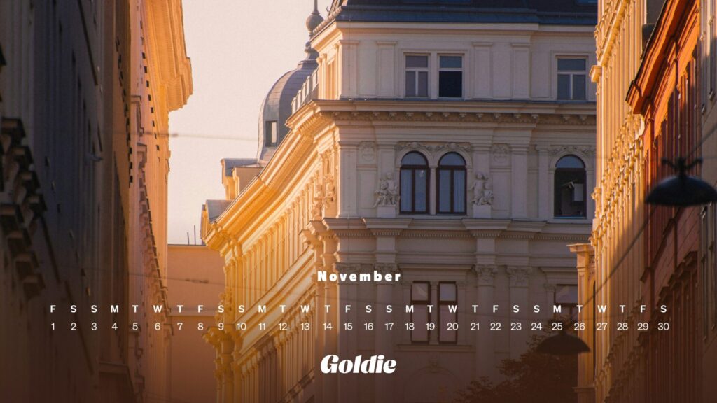 Golden hour wallpaper calendar desktop