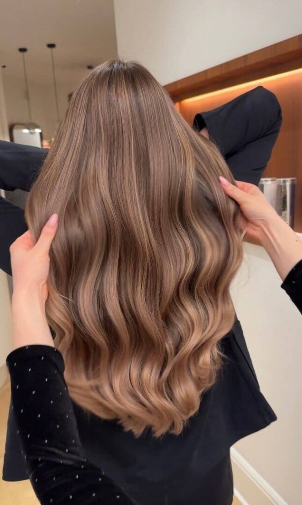 Mocha Mousse hair color