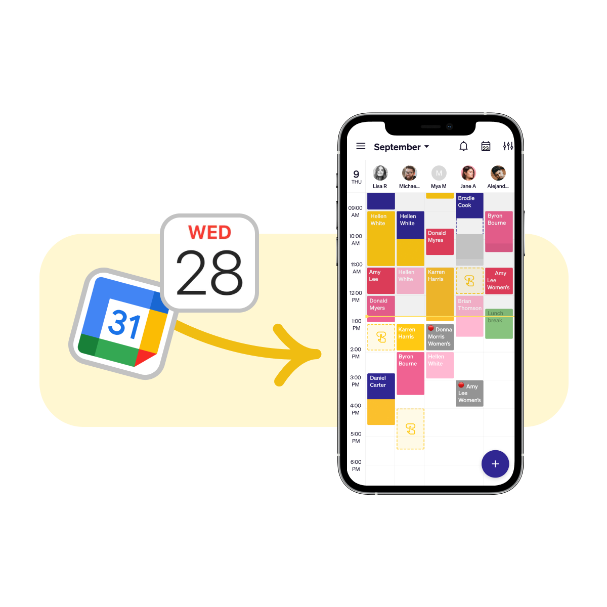 Goldie-calendar-app-for-appointments