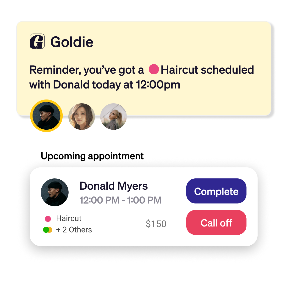 Goldie-appointment-reminder-app