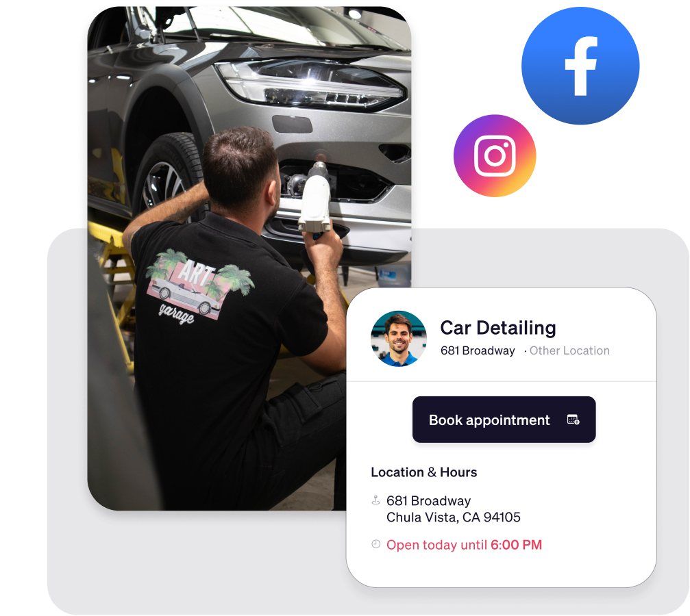 booking app for auto detailers