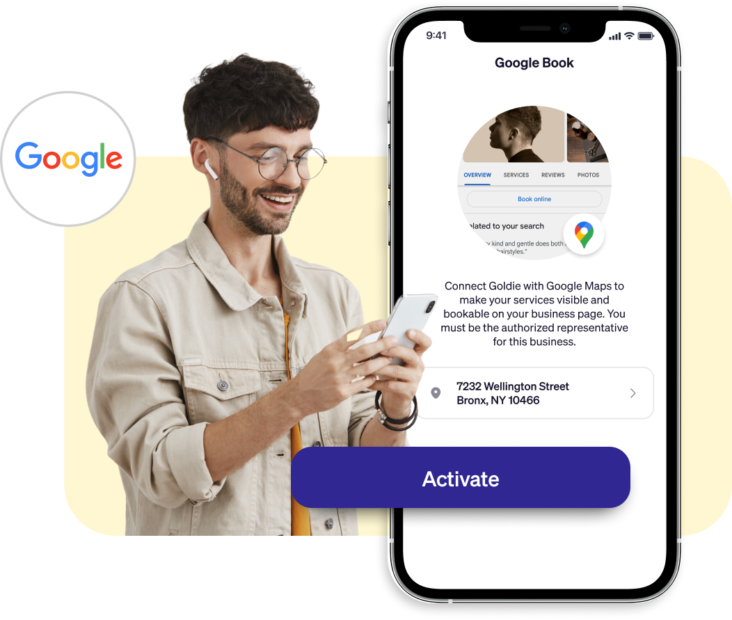 Connect Google Reserve with Goldie